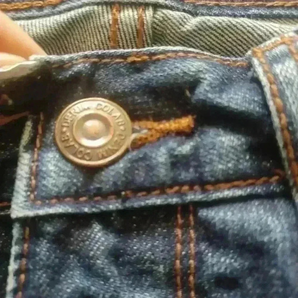 Denim Colab Salt Water & Song Womens Mid Rise Boyfriend Distressed Denim 9 - Picture 5 of 15